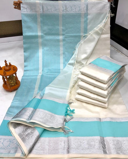 Mangalagiri silk with kanchi border