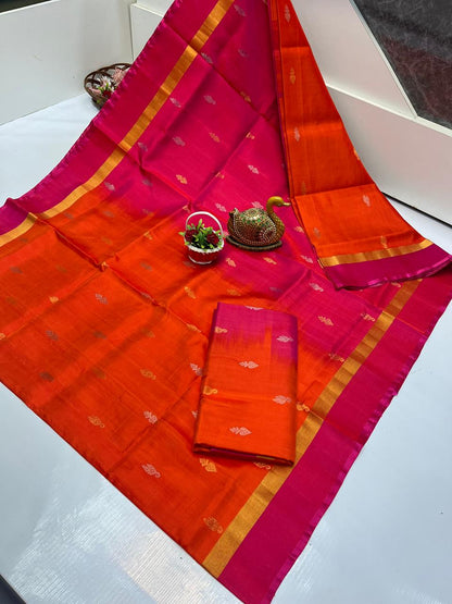 Uppada nakshatra butta sarees