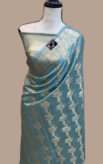 Semi Banarasi Georgette warm silk sarees