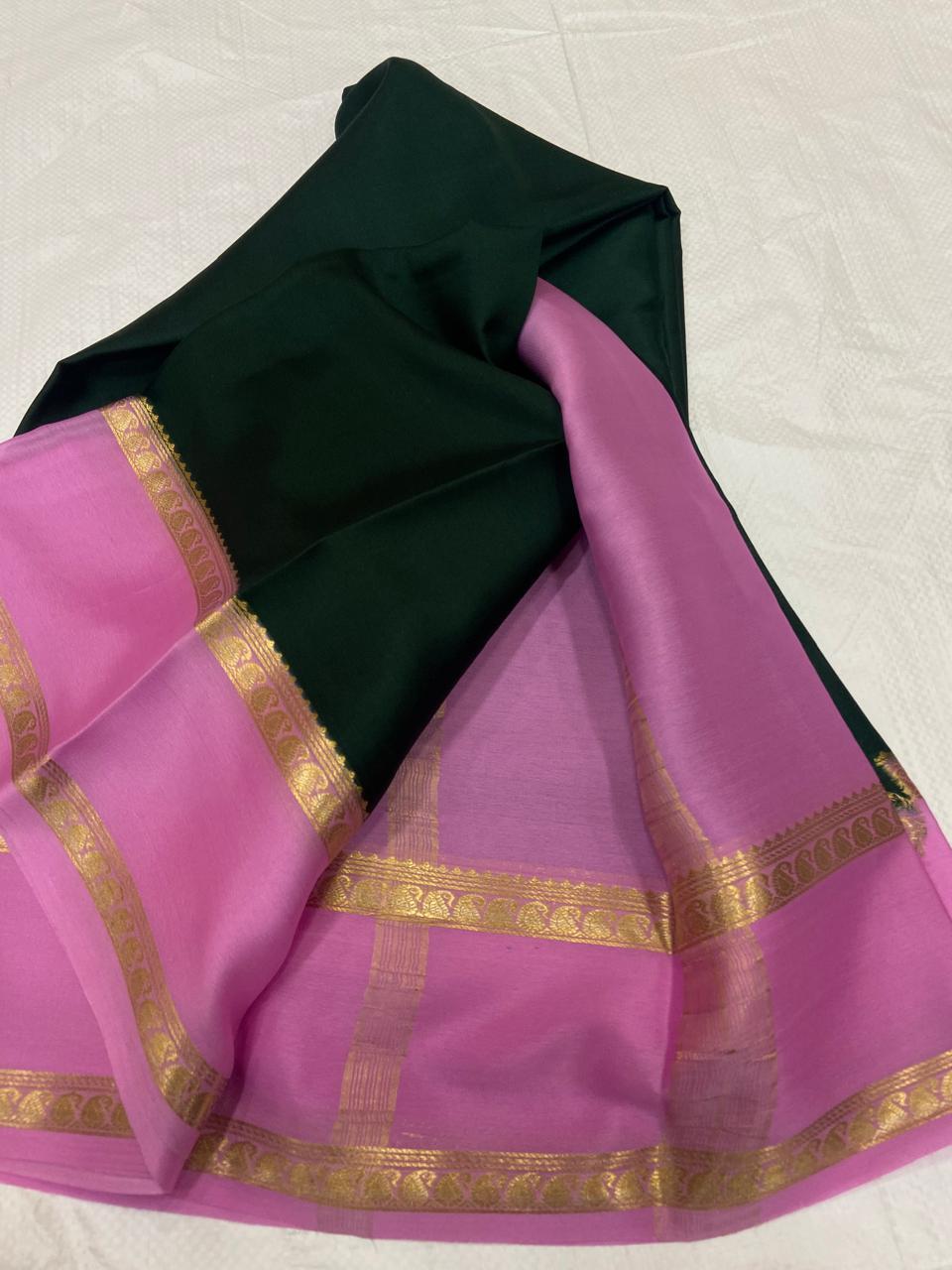 Pure Mysore silk 65 counts sarees