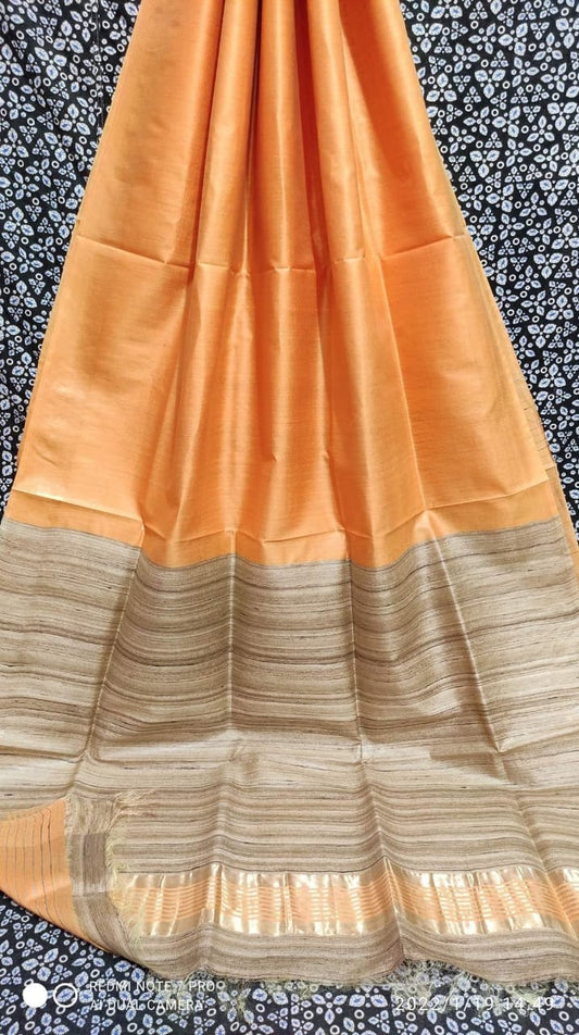 Tussar Gicha Staple silk sarees