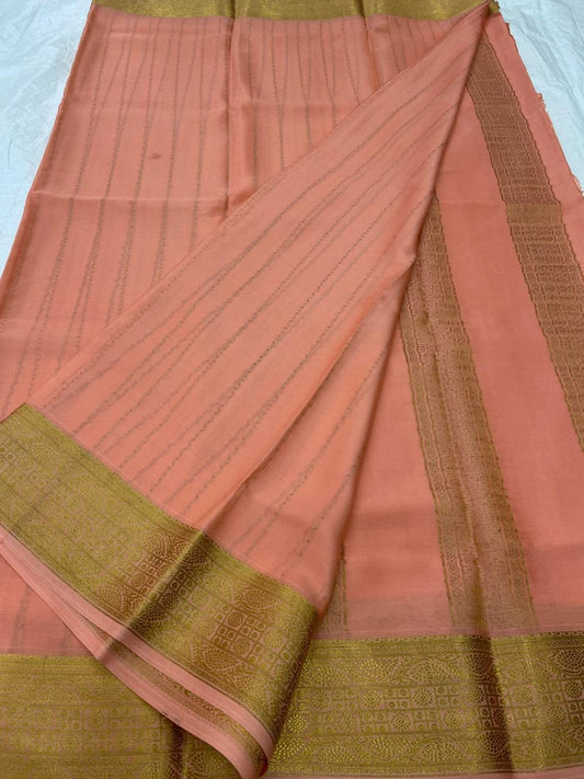 Pure Mysore silk KSIC thickness sarees