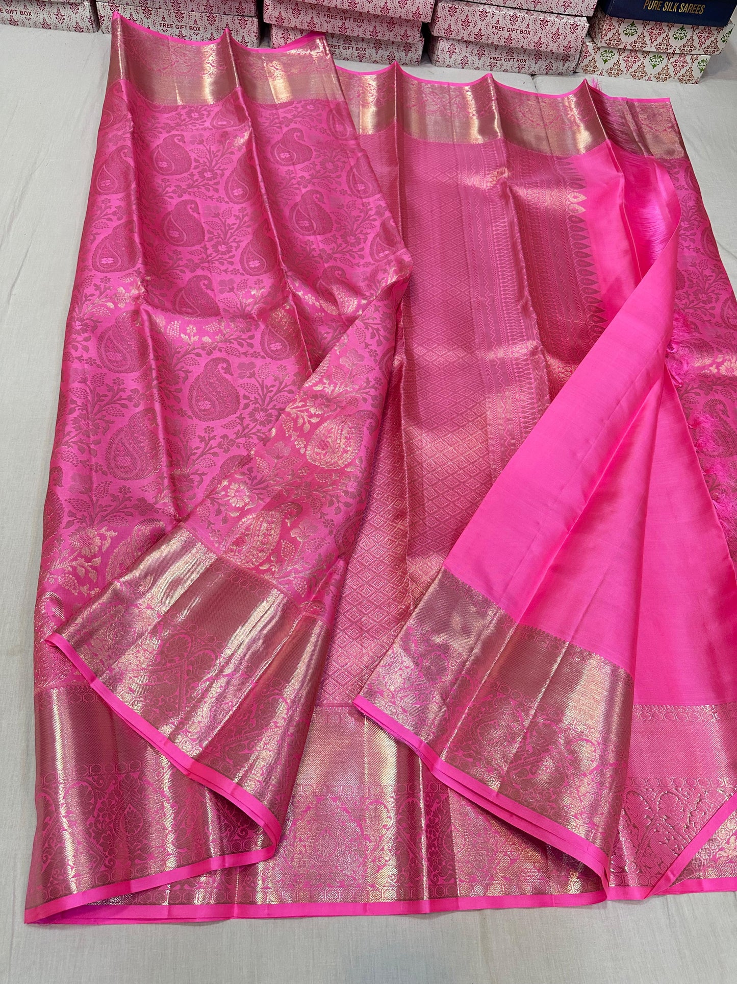 Pure kanchipuram wedding silk sarees