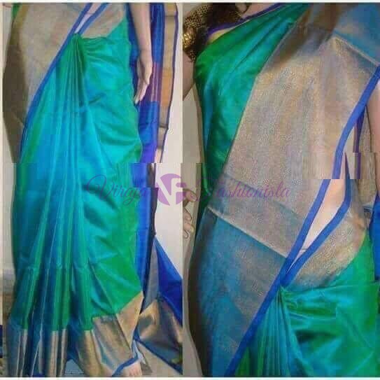 Buy Anitha Self Design Daily Wear Art Silk Blue Sarees Online  Best Price  In India  Flipkartcom