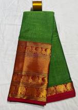 Pure narayanpet cotton sarees with big border