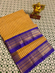 Handloom Gadwal cotton sarees