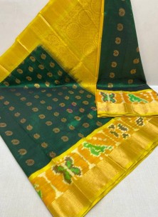 Kuppadam sarees with pochampally border