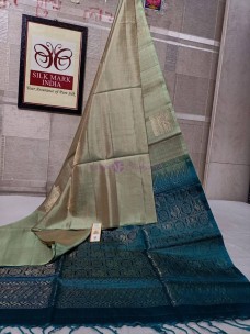 Pure kanchipuram soft silk borderless sarees