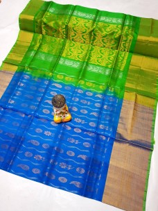 Uppada pattu with butti work sarees