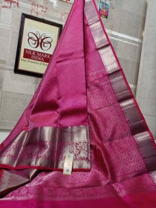 Pure kanchipuram silk with silver jai weaving sarees