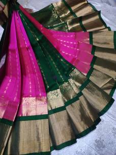 Langavoni style kuppadam sarees