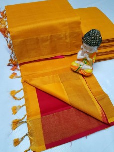 Tripura silk half and half plain sarees