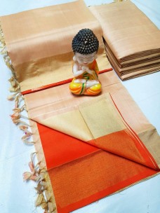 Tripura silk half and half plain sarees