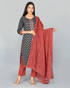 Pure cotton readymade 3pc suits