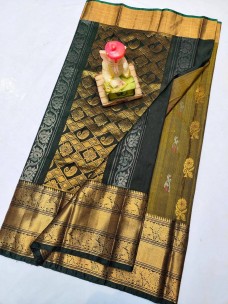 Uppada sarees with kanchi border