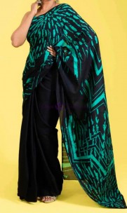 Pure bishnupuri silk batik print sarees