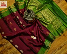 Pure handloom kanchipuram silk sarees