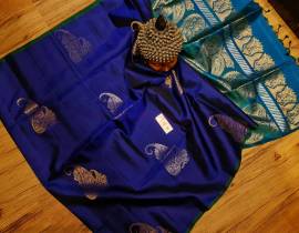 Exclusive pure kanchipuram soft silk sarees