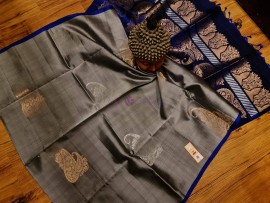 Exclusive pure kanchipuram soft silk sarees