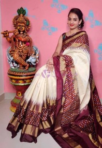 Viraja Fashionista- pure handloom pochampally ikkat silk sarees