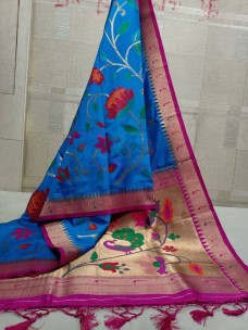 Pure kanchi linen banarasi silk sarees