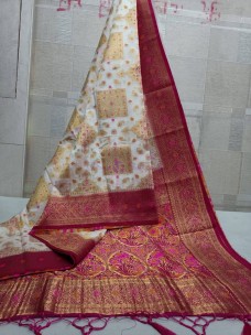 Kanchi linen banarasi sarees