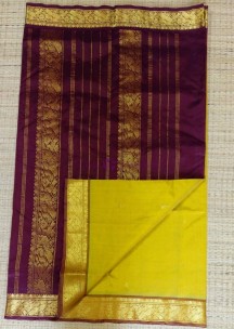 Pure kanchipuram korvai silk cotton sarees