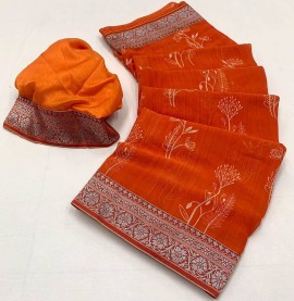 Soft georgette leheriya print sarees