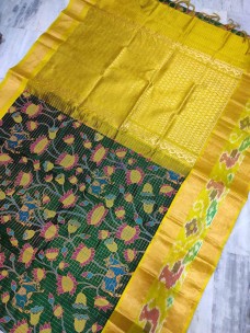 Kuppadam pattu with kalamkari printed sarees