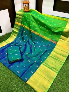 Uppada silk sarees with butti work