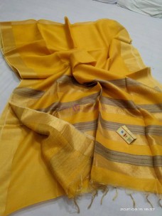 Pure tussar color tissue silk sarees