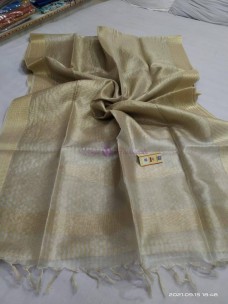 Pure tussar color tissue silk sarees