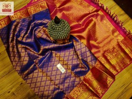 Bridal kanchipuram brocade silk sarees