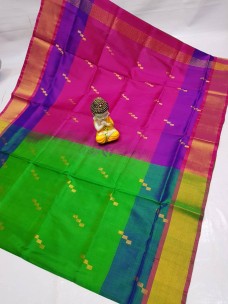 Uppada special border sarees with butti