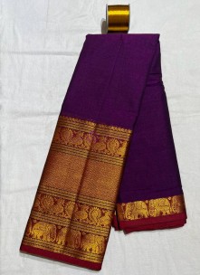 Pure narayanpet cotton sarees with big border