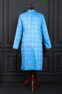 Digital printed pure cotton kurta and pyjama set