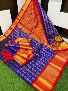 Kuppadam sarees with mothi checks