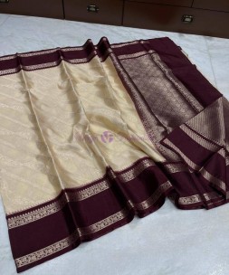 Semi banarasi georgette chiffon sarees