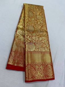 Gold pure kanchipuram silk sarees