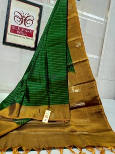 Pure kanchipuram soft silk sarees with side butta