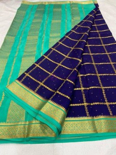 120 gram thickness pure mysore silk sarees