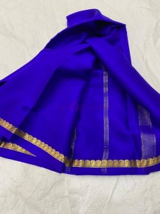 Pure Mysore silk sarees with self pallu and blouse