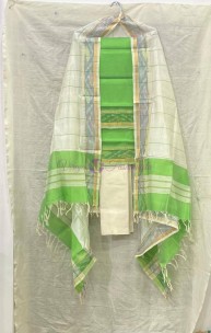 Mangalagiri pattu ikkat border dress materials