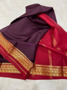 Pure Mysore silk crepe sarees