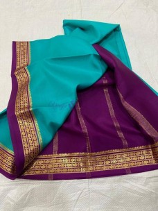 Pure Mysore silk crepe sarees