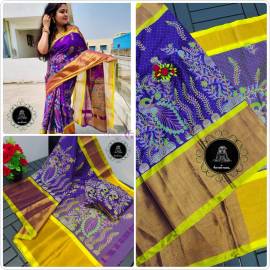 Tripura silk printed sarees