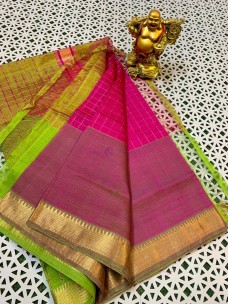 Handloom mangalagiri silk cotton sarees
