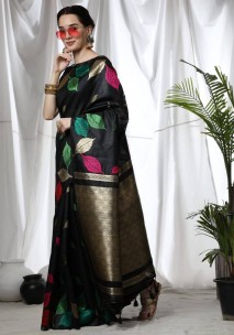Fancy tussar silk sarees