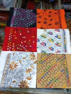 Bengal kantha hand work blouse set of 6
