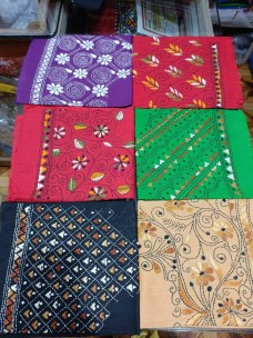 Bengal kantha hand work blouse set of 6